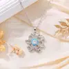 Colar apresentando um design de estrela-do-mar, estilo luxo leve europeu e americano, acessório de praia de nicho para férias, corrente de clavícula da moda de estrela-do-mar estilo boêmio