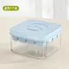 Silicona de Grado Alimenticio Prensa Cubitos de Hielo Doméstico Fácil Desmolde Hielera Refrigerador Caja de Almacenamiento de Hielo Molde para Cubitos de Hielo de Gran Capacidad