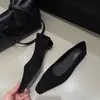 Zapatos planos TLE MIKELIN de punta fina y punta cuadrada estilo francés con tacón grueso para mujer, zapatos de tacón bajo retro versátiles para la noche, zapatos de abuela