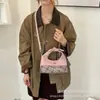 Moda Retro Color Block 2026 Nova Bolsa Feminina Outono Inverno High-End Laço Design Exclusivo Ombro Único de Mão Transversal