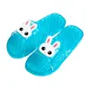 Chinelos de Banheiro Antiderrapantes Verão Casa Animação Criativa Massagem Cor Candy Desenho Animado Estilo Coreano Feminino Fofo