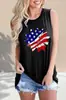 Amazon Amazon transfronterizo nuevo top para mujer camiseta suelta para mujer camiseta sin mangas con estampado de girasol