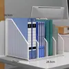 Estante de archivos de escritorio, estante de almacenamiento para estación de trabajo de oficina, divisor de escritorio, organizador de libros, estante de almacenamiento de archivo de documentos