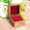 Caja para Anillo en Forma de Corazón Madera de Nogal Almacenamiento de Anillos de Pareja Caja de Regalo Caja para Pendientes en Forma de Corazón Caja para Empaquetar Anillo de Diamante de Propuesta