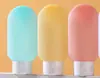 Set de botellas rellenables portátiles para viaje, bolsa de almacenamiento de botellas vacías para artículos de tocador, botella rellenadora de cosméticos, botella vacía de loción, transfronterizo