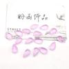 Acessórios de joias antigas faça você mesmo 8*14 gotas de água esmalte checo gotas de água cor orquídea grampo de cabelo vestido han material de vestido de noiva