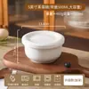 Tigela Cerâmica para Cozinhar no Vapor com Tampa para Uso Doméstico, Tigela Especial para Cozinhar Pudim no Vapor, Pequena Panela para Ensopados, Tigela para Cozinhar em Banho-Maria, Tigela de Cozimento a Vapor Doméstica, Tigela Prato para Cozinhar no Vapor