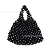 Bolsa de Piña Bolsa Mágica Bolsa Elástica Bolsa Plisada de Moda para Mujer Ins Celebridad de Internet Gran Capacidad Multiusos Bolso de Mano de Burbuja