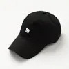 Estilo Casal Boné de Beisebol de Algodão Feminino Boné de Aba Reta Bordado com Letra Masculino Faz o Rosto Parecer Menor Estilo Primavera e Verão