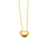 Tienda de oro con espejo de oro arena escama de dragón cadena de amor superficie de refracción cadena de clavícula de amor exquisita simple venta al por mayor de fábrica