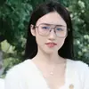 Armazón de Gafas de Titanio Puro Talla Grande para Hombre, Personalizado de Montura Grande para Cara Grande, Óptico Terminado con Luz Anti-Azul, Armazón de Gafas para Miopía para Mujer