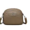 Textura clássica de couro macio, bolsa de ombro simples e versátil para o trabalho e uso casual, nova bolsa feminina estilo cross-border, bolsa crossbody elegante e minimalista