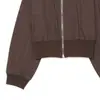 Chaqueta Bomber Informal Versátil de Color Sólido para Mujer, Novedad Primavera 2026 Transfronteriza AliExpress 1315724