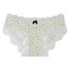 Ropa interior para mujer 100% algodón Nuevo estilo 2025 Algodón 10A Antibacteriano Entrepierna de algodón Encaje Femenino Transpirable Cintura media Pantalones cortos tipo triángulo