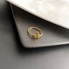Acero de titanio no se decolora Yuxi anillo nueva estrella nicho estilo Joker lujo ligero joyería para mujer venta al por mayor