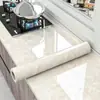 Suministro Exclusivo Transfronterizo de Tablero para Alféizar de Ventana de Protección Solar Pegatinas que Cambian de Color, Envoltura de Borde Impermeable Autoadhesiva, Película que Cambia de Color para Encimera de Dormitorio con Protección Solar y Cobertura de Manchas