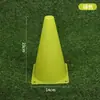 Balde logo espesso de 23cm equipamento de treinamento de futebol obstáculo balde de plástico balde de casquinha de sorvete treinamento treinamento de futebol