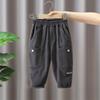 5741 Pantalones de Otoño para Niños 2026 Nuevos Elegantes Pantalones Largos de Bebé para Primavera y Otoño Pantalones Casuales de Estilo Coreano para Niños