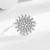 Anillo Giratorio de Girasol para Mujer Lenguaje de las Flores Margarita Anillo Abierto para Mujer Viento ins Venta al por Mayor Descompresión Anillo de Dedo Suministro Transfronterizo