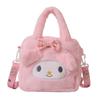 Perro Yugui de dibujos animados estilo japonés melodía coolomi bolsa cuadrada pequeña linda felpa esponja bebé bandolera para mujer