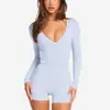 Ropa de Yoga de Manga Larga Transfronteriza para Mujer, Tops de Yoga Cruzados en la Parte Delantera, Estilo Ballet, Tops Versátiles de Manga Larga para Deportes y Fitness