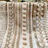 Múltiples Estilos de Cuerda de Cáñamo Blanca Trenzada con Cintas, Rollos de Tela de Cáñamo para Decoración Navideña DIY Creativa, y Adorno de Encaje para Ropa, Zapatos y Sombreros