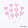 Cartão de decoração de bolo embalagem de panificação variedade de estrelas amor glitter série decoração de casamento inserção 10 preço