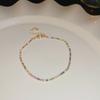 Pulseira de Amor Flor de Quatro Pétalas Zircônia Moda Transfronteiriça Pulseira de Alto Nível de Luxo Leve Pulseira Super Brilhante para Namorada Combina com Tudo para Mulheres