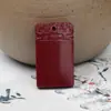 Cinnabar roxo dourado areia nada cartão pingente colar masculino e feminino marca DIY acessórios de joias tecidos materiais