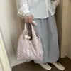 Bolsa Tote de Moda para o Dia a Dia 2026, Bolsa de Ombro de Nylon Fresca com Bolinhas, Bolsa de Ombro de Nicho para o Dia a Dia