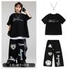 Ropa de Street Dance para Niños, Ropa Infantil Trendy de Hip-Hop, Conjuntos Holgados de Jazz para Niñas para el Día del Niño
