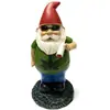 Adornos de regalo de Navidad, decoraciones de jardín, gnomos, manualidades de resina, estatuas de gnomos de dibujos animados, anciano con barba blanca