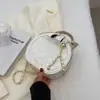 Bolso Versátil de Moda de Alta Gama Transfronterizo para Mujer Modelo Nuevo 2025 Bolso Redondo Pequeño Sencillo de Nicho Popular Bolso de Hombro Exquisito