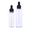 Al por mayor en stock 10 20 30 50 ml frasco gotero de aromaterapia con gotero para suero aceite esencial PET transparente de plástico dispensador