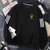 Destacado: Camiseta de manga larga para hombre con estampado de marca de moda, top de otoño e invierno, sudadera, camiseta interior juvenil, camiseta base