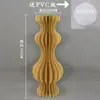 Soporte Plegable de Columna para Decoración de Bodas, Mesa Plegable de Papel para Postres, Soporte Curvo Plegable, Adorno de Columna Romana, Exhibidor de Ventana para Escena de Boda