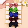 10 unidades atacado venda quente comércio exterior laço tiara infantil elástico acessórios de cabelo cor sólida florzinha bolha elástico de cabelo