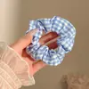 Goma para el pelo azul para mujer, tamaño grande, alta elasticidad, nuevo y elegante accesorio para el pelo de alta gama 2025