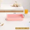 Fábrica de origem aprofunda bandeja nórdica bandeja de chá plástico doméstico retangular sala de estar prato de churrasco cafeteria restaurante prato