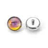 Pendientes de Titanio F136 con Borde Degradado, Tachuelas para Labios con Película Brillante y Goteo de Aceite, Tachuelas para Lengua, Tachuelas Incrustadas, Joyería para Piercings de Aleación de Titanio G23