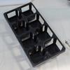 Bandeja de suporte de vaso de flores por atacado de fábrica de plástico engrossado armazenamento de água respirável flor suculenta 6 cm suporte de bacia quadrada