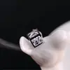 Collar de cubo de Rubik de amor chapado en platino directo de fábrica, ventana cuadrada de amor para mujer, cubo de Rubik de imitación coreana de moissanita