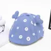Boné de Baseball Infantil com Estampa Fofa de Bolinhas e Aba Macia, Chapéu de Sol para Primavera e Outono, Boné de Baseball de Desenho Animado para Bebês e Crianças Pequenas, Tendência Estilo Coreano