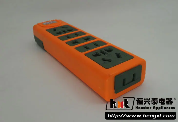 恒兴泰118大号18孔包胶无线插座 抗震防爆防压走江湖一体成型插线