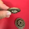 Porta incienso de hilo zen con nueve agujeros, mini incienso de loto con forma de calabaza de cobre, base de incienso de hilo con forma de gota de agua, quemador de incienso antiguo