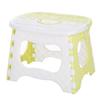 Taburete plegable de plástico grueso para niños, ligero y portátil, con forma de tren, pequeño, para adultos
