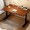 Mesa Branca Ajustável Manualmente, Design Espesso e Simples, Mesa de Estudo Infantil, Quarto de Estudo de Dormitório, Mesa de Computador para Casa