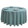 Toalha de mesa redonda para mesa de jantar espessada toalha de mesa redonda grande de hotel tecido toalha de mesa redonda para banquete de restaurante toalha de mesa de jantar de restaurante toalha de mesa de restaurante