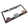 Marco de placa de matrícula para modificación de coche de calibre estadounidense, marco de placa de matrícula decorativo con efecto de impresión UV, personalidad creativa, venta caliente transfronteriza