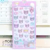 Pegatinas de Hello Kitty de Dibujos Animados con Relieve 3D con Licencia Oficial de Sanrio, Cristal, para Manualidades DIY